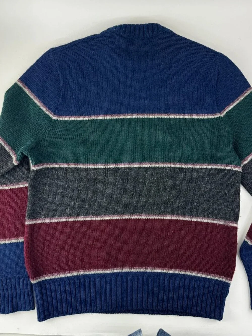 Vintage Brooks Brothers Brooksgate Wool Striped Sweater Mens XL Preppy Ivy USA